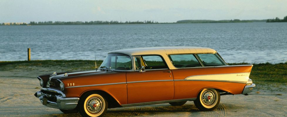 Classic Car on the Beach