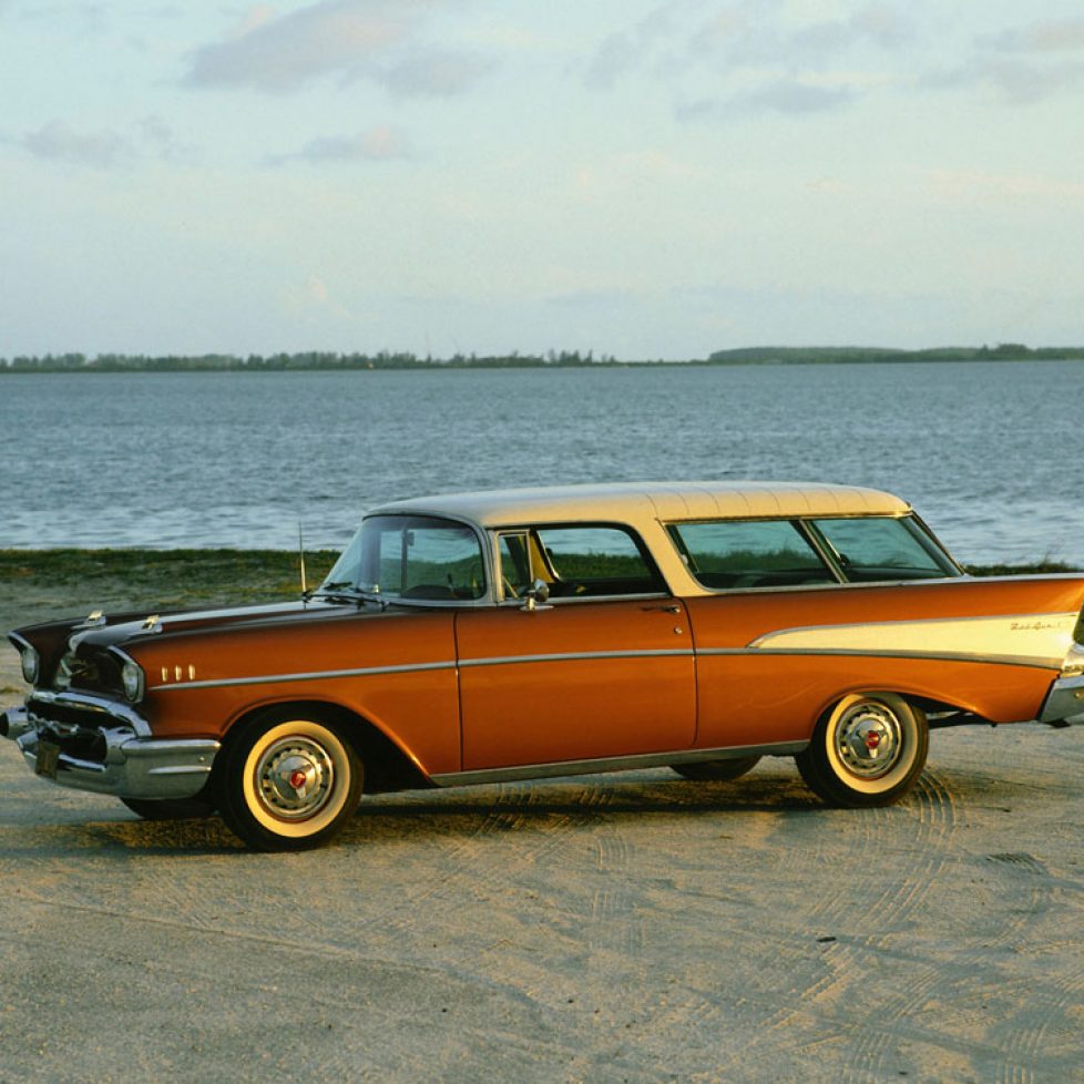 Classic Car on the Beach